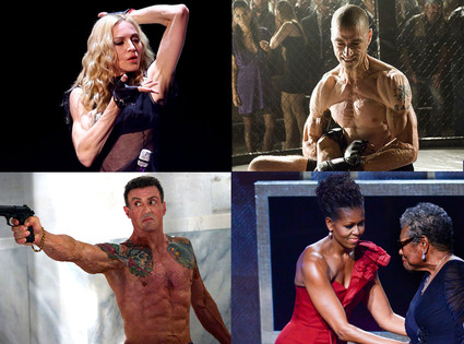 Madonna, Michelle Obama, Matthew Fox, Sylvester Stallone, Muscles Madonna, Michelle Obama, Matthew Fox, Sylvester Stallone, Muscles